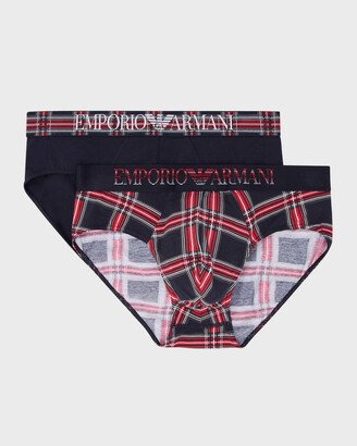 Men's Tartan 2-Pack Briefs Gift Set