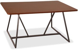Safco Teaming Table - Sitting, Steel/Laminate, 60