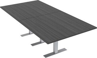 Skutchi Designs, Inc. 8 Person Rectangular Conference Table Metal T Bases Electrical Modules