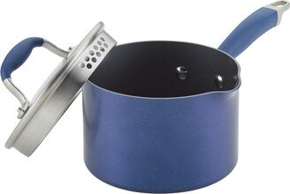 Advanced Home Hard-Anodized Nonstick 2-Qt. Straining Saucepan