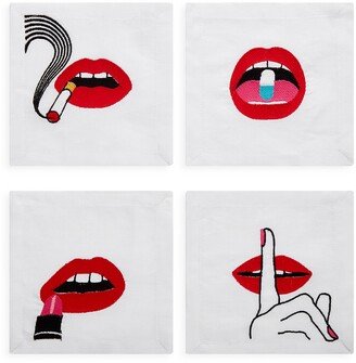 Lips Linen Napkin Set