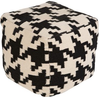 Checker Hand-Made Pouf