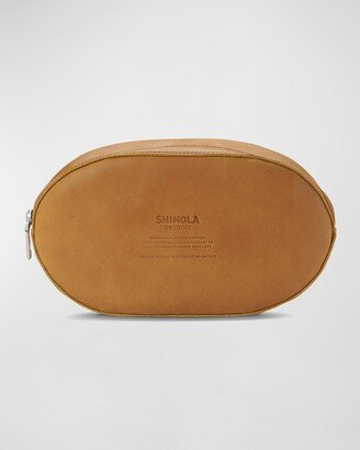 Men's Football Leather Travel Toiletry Kit