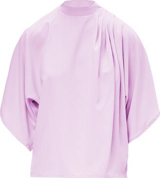 Bluzat Pink Flared Blouse