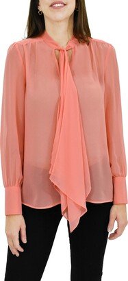 DR2 by Daniel Rainn Tie Neck Blouse