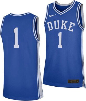 Men's Duke Blue Devils Replica Basketball Road Jersey - RoyalBlue/White