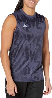 Tiro Sleeveless Jersey (Shadow Navy/Blue Dawn) Men's Clothing