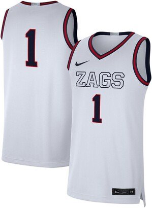 Men's White Gonzaga Bulldogs Limited Basketball Jersey