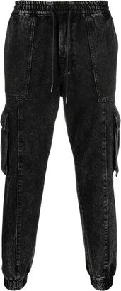 Cargo-Pocket Tapered Jeans