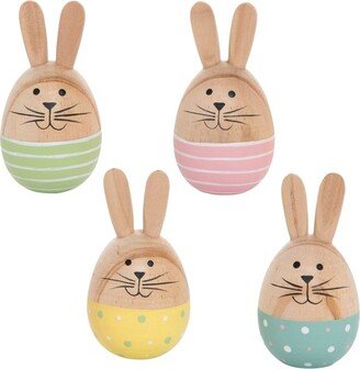Gallerie II Easter Egg Bunny Rabbit Spring Figures Decoration Set of 4