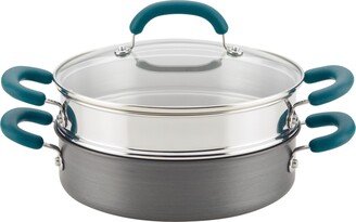 Create Delicious Hard Anodized Aluminum Nonstick 3-Qt. Steam Set