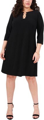 Plus Size Three-Ring Dress