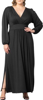 Women's Plus Size Kelsey Long Sleeve Maxi Dress