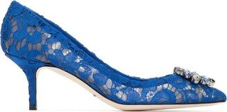 Taormina Lace Embellished Pumps-AG