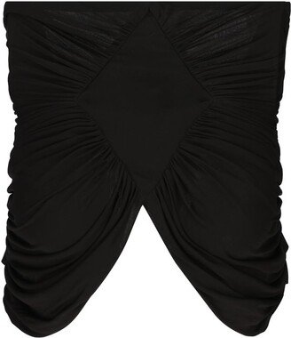 Ruched Cropped Bustier