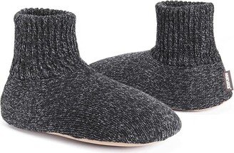 S Men's Ragg Wool Slipper (Black) Men's Slippers