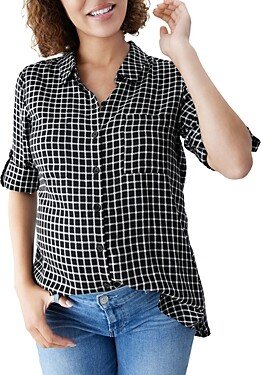 Classic Button Down Maternity Shirt