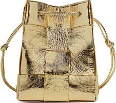 Small Cassette Crossbody Bucket Bag