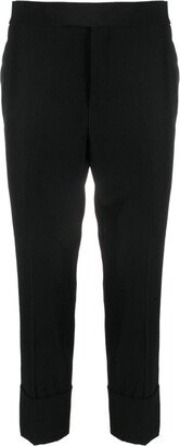 SAPIO straight-leg cropped trousers-AA