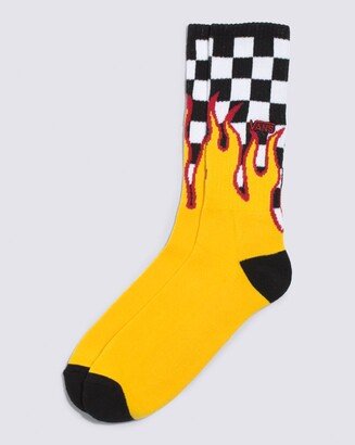 Flame Check Crew Sock