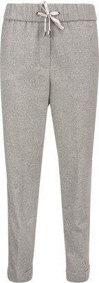 Wool-blend jogger trousers-AA