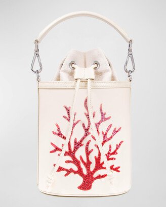 Marina Raphael Carina Micro Coral Reef Swarovski® Crystals Bucket Bag