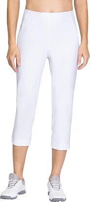 Tail Activewear Allure Capris (Chalk) Women's Casual Pants