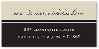 Address Labels: Signed And Sealed Address Label, Black, Address Label, Matte