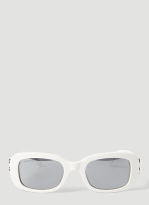 Dynasty Square Sunglasses - Sunglasses White One Size