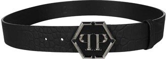 LEATHER HEXAGON Belt