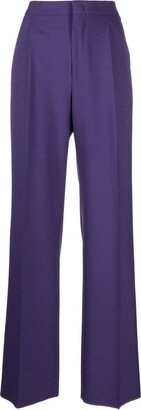 Pamira pressed-crease palazzo pants