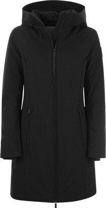 Hooded Mid-Length Hooded Coat