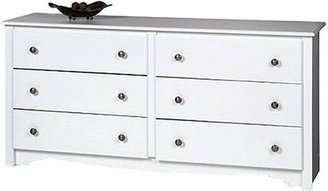 6 Drawer Dresser White