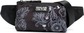 Chain Couture-print belt bag-AB