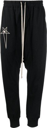 Logo-Embroidered Drop-Crotch Trousers