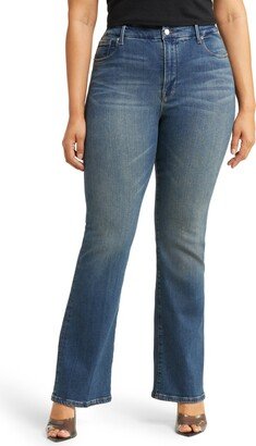 Good Classic Cutout High Waist Bootcut Jeans