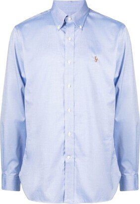 Pinpoint Long Sleeve Dress Shirt