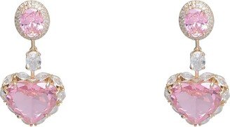 CRYSTAL HAZE Earrings Pink