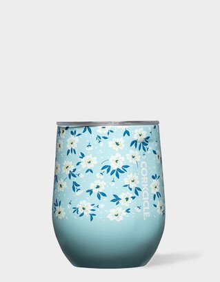 12 oz Floral Stemless Cup