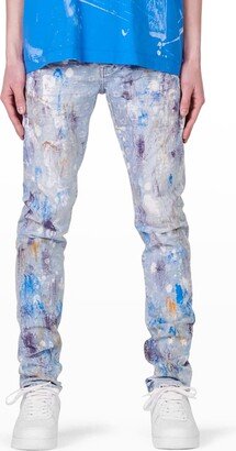 Men's Knee-Rip Skinny Jeans