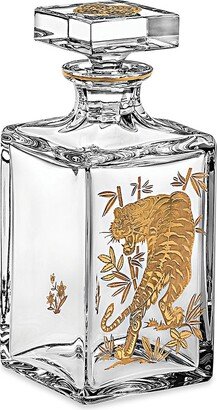 Golden Tiger Whisky Decanter