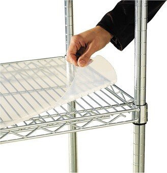 Shelf Liners For Wire Shelving Clear Plastic 36w x 24d 4/Pack SW59SL3624