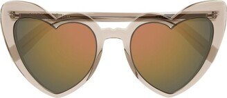 Loulou Heart-Shaped Sunglasses