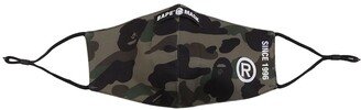 Camouflage-Print Face Mask-AA