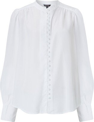 Annika Blouse With Tencel, Pure White