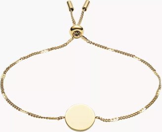 Drew Disc Gold-Tone Stainless Steel Bracelet jewelry JF03020710