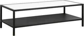 Henn& Hart 54 in. Black Bronze Coffee Table - Henn&Hart