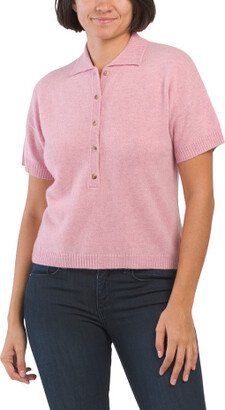 TJMAXX Cashmere Relaxed Polo