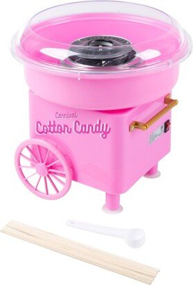 Great Northern Popcorn Countertop Cotton Candy Machine With Scoop and 10 Serving Sticks – Pink