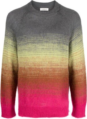 Gradient-Effect Textured Jumper